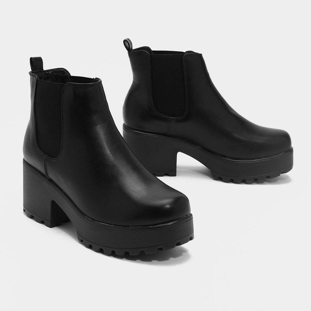 Roll With It Platform Ankle Boots